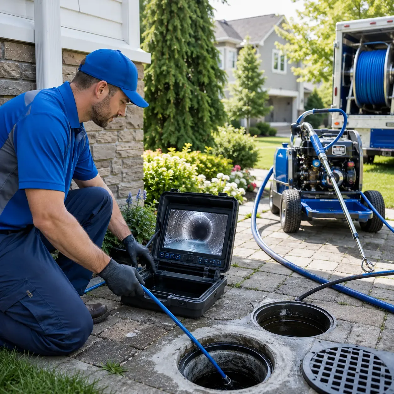 Outdoor drain cleaning professionals serving Doss, TX